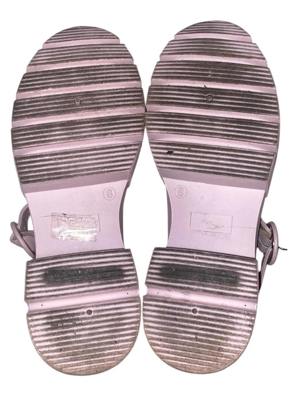 JOURNEE COLLECTION “Zarynn” Treaded Outsole Platform Mary Jane Baby Pink Size 8 - Picture 5 of 5